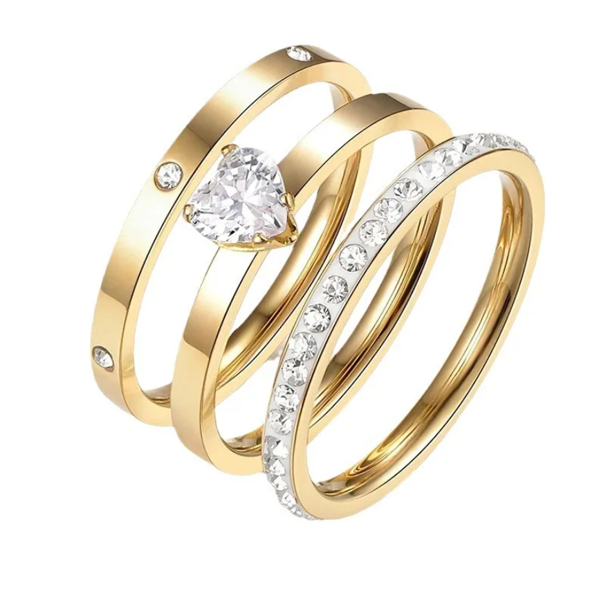 Love Ring - 3 Diamanten