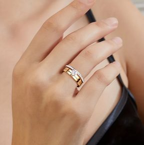 Love Ring - 3 Diamanten