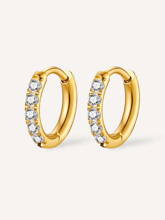 Nagel Diamant Ohrringe