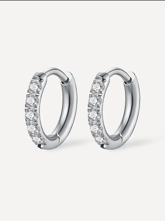 Nagel Diamant Ohrringe